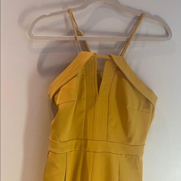 Yellow side leg jumpsuit - Picture 2 of 4